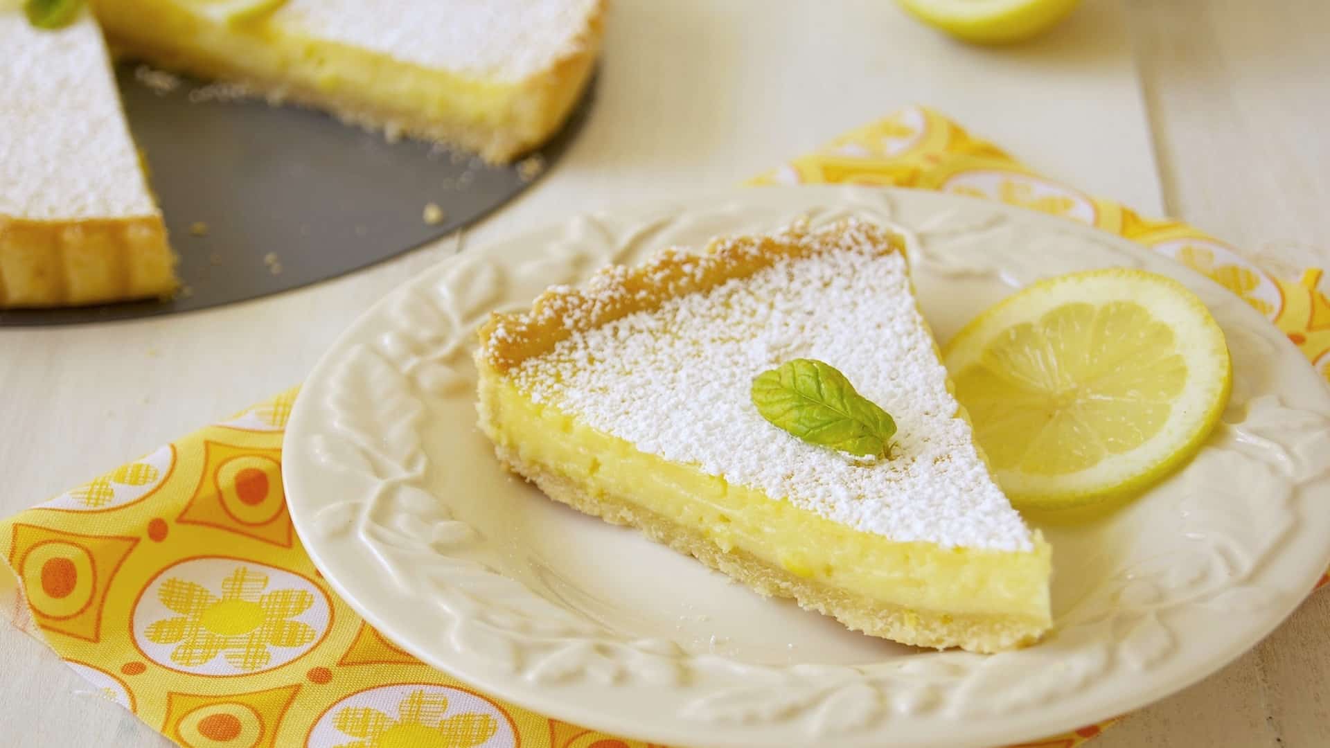 Limonlu İrmikli Tart